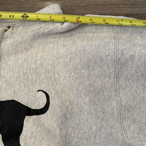 VTG 90s The Black Dog Sweatshirt Sz L Gray Martha's Vineyard USA Made Dog Logo - Picture 5 of 11